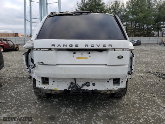 2019 Land Rover Range Rover with VIN SALGR2RV9KA555632, listed as a Copart auction lot 78297433 with 26,880 mi miles and Salvage Title. Bid and sale history available at carsss.com. Image 6.