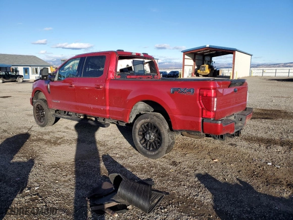 2022 Ford Super Duty F-350 SRW XL with VIN 1FT8W3BT9NEF47191, listed as a Copart auction lot 80758474 with NaN miles and Salvage Title. Bid and sale history available at carsss.com. Image 2.