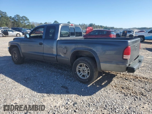 2003 Dodge Dakota SLT with VIN 1D7HL42X13S367631, listed as a Copart auction lot 47706795 with 202,616 mi miles and Salvage Title. Bid and sale history available at carsss.com. Image 2.