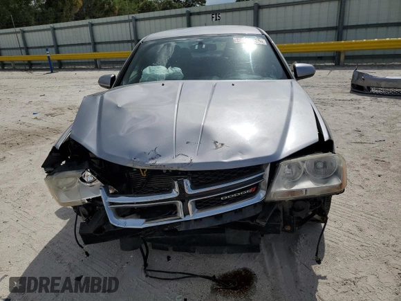 2013 Dodge Avenger SXT with VIN 1C3CDZCB4DN689363, listed as a Copart auction lot 58935055 with 141,536 mi miles and Salvage title. Bid and sale history available at DreamBid. Image 5.