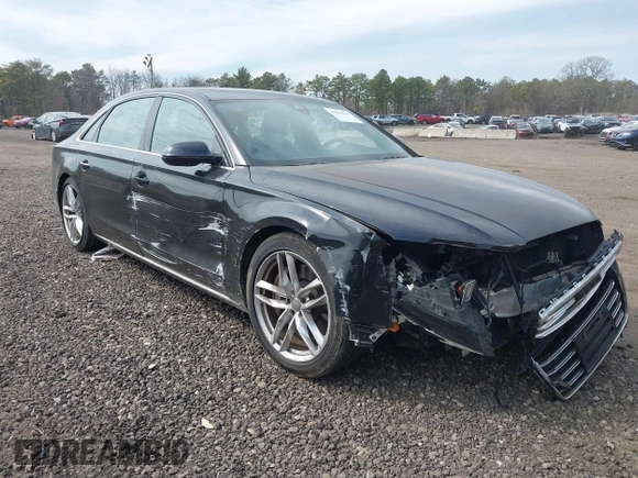 2015 Audi A8 3.0T with VIN WAU3GAFD3FN033317, listed as a IAAI auction lot 41854277 with 81,862 mi miles and . Bid and sale history available at DreamBid. Image 1.