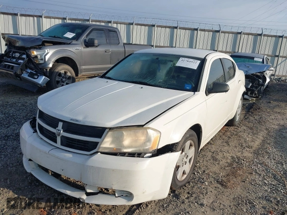 2010 Dodge Avenger SXT with VIN 1B3CC4FB3AN189947, listed as a IAAI auction lot 41784922 with 204,250 mi miles and . Bid and sale history available at DreamBid. Image 6.