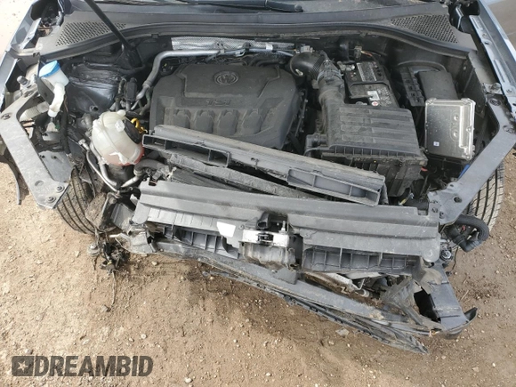 2021 Volkswagen Tiguan S with VIN 3VV1B7AX1MM012505, listed as a Copart auction lot 49625105 with 50,156 mi miles and Salvage Title. Bid and sale history available at DreamBid. Image 12.