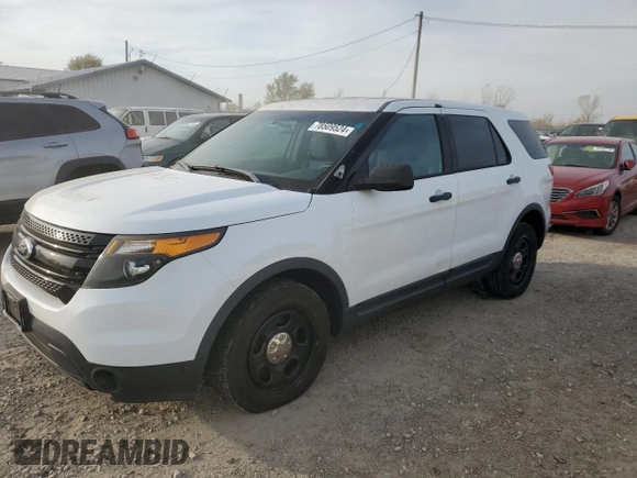 2014 Ford Utility Police Interceptor with VIN 1FM5K8AR7EGB63816, listed as a Copart auction lot 78509524 with 219,315 mi miles and Clean Title. Bid and sale history available at carsss.com. Image 1.