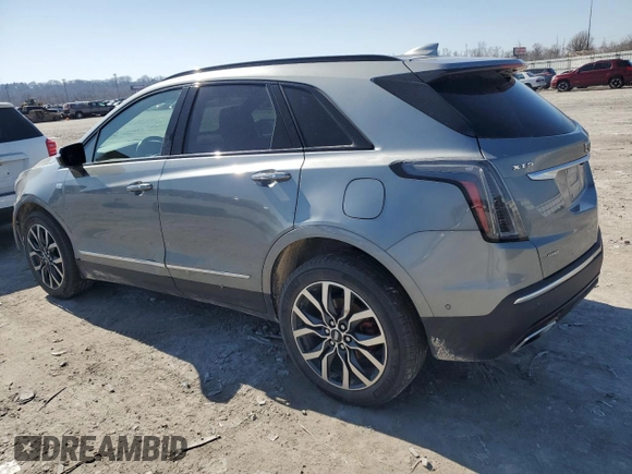 2023 Cadillac XT5 AWD Sport with VIN 1GYKNGRS7PZ133622, listed as a Copart auction lot 48342095 with 63,008 mi miles and Salvage title. Bid and sale history available at DreamBid. Image 2.