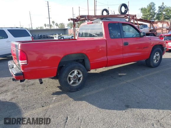 1998 Dodge Dakota with VIN 1B7FL22P5WS569446, listed as a IAAI auction lot 40906924 with 225,507 mi miles. Bid and sale history available at carsss.com. Image 4.