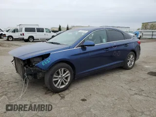 2017 Hyundai Sonata 2.4L with VIN 5NPE24AF7HH578038, listed as a Copart auction lot 45345845 with 92,114 mi miles and Salvage Title. Bid and sale history available at carsss.com. Image 1.