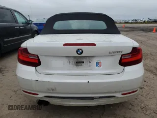 2015 BMW 2 Series 228i with VIN WBA1K5C51FV242629, listed as a Copart auction lot 74613734 with Not provided miles and Salvage title. Bid and sale history available at DreamBid. Image 6.