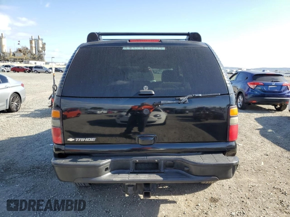 2006 Chevrolet Tahoe Z71 z VIN 1GNEK13T96R124128, wystawiony jako Copart lot #54709055 z przebiegiem 233 655 mil mil oraz Szkoda całkowita • Salvage title. Historia ofert i sprzedaży dostępna na DreamBid. Obrazek 6.
