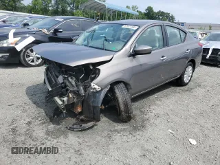 2024 Nissan Versa SV with VIN 3N1CN7AP2GL805954, listed as a Copart auction lot 57621385 with 86,938 mi miles and Salvage title. Bid and sale history available at DreamBid. Image 1.