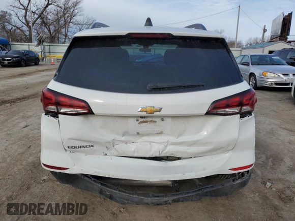 2024 Chevrolet Equinox LT with VIN 3GNAXKEG0RL106683, listed as a Copart auction lot 47869355 with 24,359 mi miles and Salvage Title. Bid and sale history available at DreamBid. Image 6.