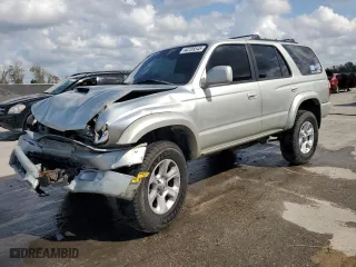2000 Toyota 4Runner SR5 with VIN JT3HN86R4Y0283799, listed as a Copart auction lot 44726545 with 284,241 mi miles and Salvage Title. Bid and sale history available at carsss.com. Image 1.