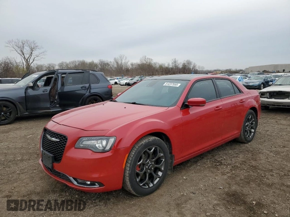 2015 Chrysler 300 with VIN 2C3CCAGG1FH501193, listed as a Copart auction lot 51237555 with 99,736 mi miles and Salvage Title. Bid and sale history available at carsss.com. Image 1.