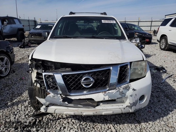 2008 Nissan Pathfinder SE with VIN 5N1AR18U58C616242, listed as a Copart auction lot 43702815 with 206,695 mi miles and Salvage Title. Bid and sale history available at carsss.com. Image 5.