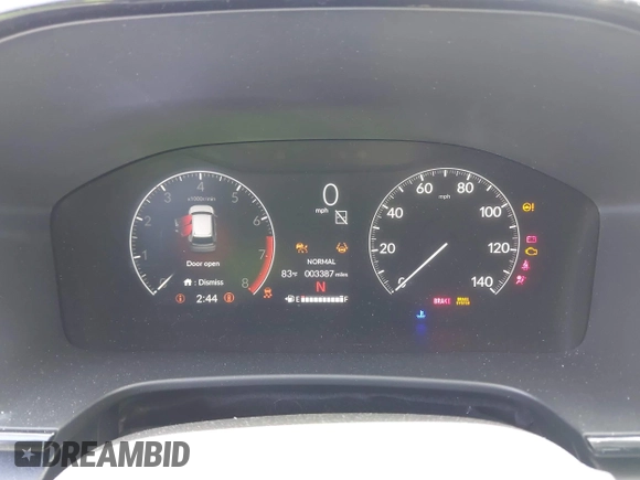 2024 Honda CR-V LX with VIN 2HKRS3H24RH325999, listed as a IAAI auction lot 42106256 with 3,387 mi miles and . Bid and sale history available at DreamBid. Image 7.