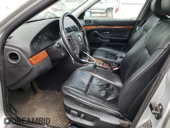 2000 BMW 5 Series 528iAt with VIN WBADP6341YBV64316, listed as a Copart auction lot 61557144 with 0 mi miles and Clean Title. Bid and sale history available at carsss.com. Image 7.