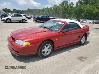 1995 Ford Mustang with VIN 1FALP45TXSF268028, listed as a Copart auction lot 63741045 with 61,515 mi miles and Salvage title. Bid and sale history available at DreamBid. Image 1.