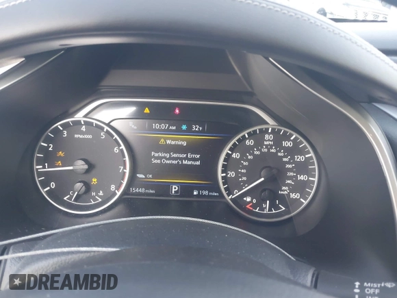 2021 Nissan Murano SL with VIN 5N1AZ2CS3MC147061, listed as a IAAI auction lot 41358296 with 15,404 mi miles and . Bid and sale history available at DreamBid. Image 7.