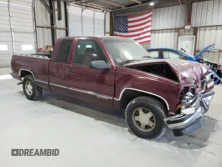 1996 GMC Sierra 1500 with VIN 2GTEC19W3T1560582, listed as a Copart auction lot 73985374 with 250,033 mi miles and Salvage Title. Bid and sale history available at DreamBid. Image 4.