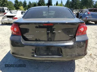 2013 Dodge Avenger SXT with VIN 1C3CDZCB0DN665674, listed as a Copart auction lot 64692425 with 253,030 mi miles and Salvage title. Bid and sale history available at DreamBid. Image 6.