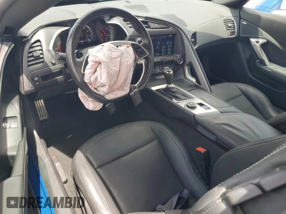 2016 Chevrolet Corvette 1LT with VIN 1G1YB2D79G5118053, listed as a Copart auction lot 64128375 with 14,060 mi miles and Salvage title. Bid and sale history available at DreamBid. Image 8.