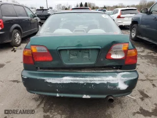 1999 Honda Civic VP with VIN 2HGEJ6612XH519340, listed as a Copart auction lot 45510895 with 192,955 mi miles and Salvage Title. Bid and sale history available at carsss.com. Image 6.