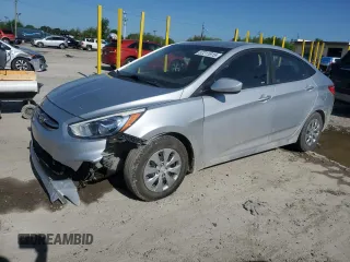 2016 Hyundai Accent SE with VIN KMHCT4AE5GU130912, listed as a Copart auction lot 57211815 with 147,468 mi miles and Salvage title. Bid and sale history available at DreamBid. Image 1.