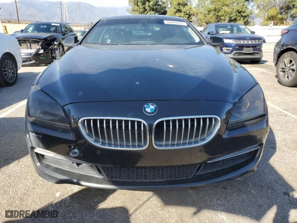 2012 BMW 6 Series 650i with VIN WBALX3C55CDV77876, listed as a Copart auction lot 44644405 with 95,621 mi miles and Clean Title. Bid and sale history available at carsss.com. Image 5.