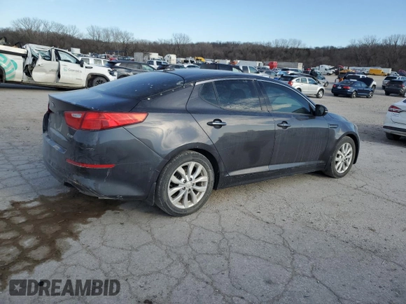 2015 Kia Optima EX with VIN 5XXGN4A7XFG473270, listed as a Copart auction lot 45860684 with 127,419 mi miles and Salvage Title. Bid and sale history available at DreamBid. Image 3.