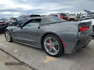 2016 Chevrolet Corvette 2LT with VIN 1G1YD3D76G5102327, listed as a Copart auction lot 73645504 with 0 mi miles and Salvage Title. Bid and sale history available at carsss.com. Image 2.