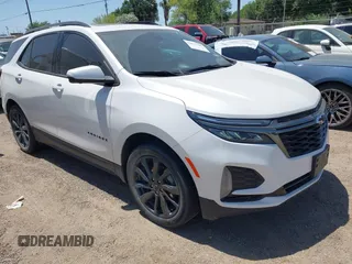 2022 Chevrolet Equinox RS with VIN 3GNAXMEV0NS100568, listed as a IAAI auction lot 42013361 with 28,232 mi miles and . Bid and sale history available at DreamBid. Image 1.