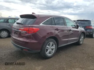 2014 Acura RDX Technology with VIN 5J8TB4H51EL017833, listed as a Copart auction lot 59980704 with 122,540 mi miles and Salvage Title. Bid and sale history available at DreamBid. Image 3.