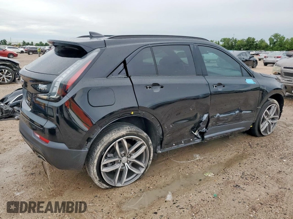 2023 Cadillac XT4 FWD Sport with VIN 1GYFZER42PF111153, listed as a Copart auction lot 60546315 with 41,462 mi miles and Salvage title. Bid and sale history available at DreamBid. Image 3.