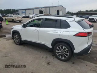 2023 Toyota Corolla Cross XLE with VIN 7MUDAABG3PV044005, listed as a Copart auction lot 54955225 with 50,712 mi miles and Salvage title. Bid and sale history available at DreamBid. Image 2.