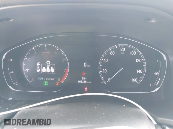 2021 Honda Accord Touring z VIN 1HGCV2F91MA005385, wystawiony jako IAAI lot #42004110 z przebiegiem 108 328 mil mil oraz . Historia ofert i sprzedaży dostępna na DreamBid. Obrazek 7.