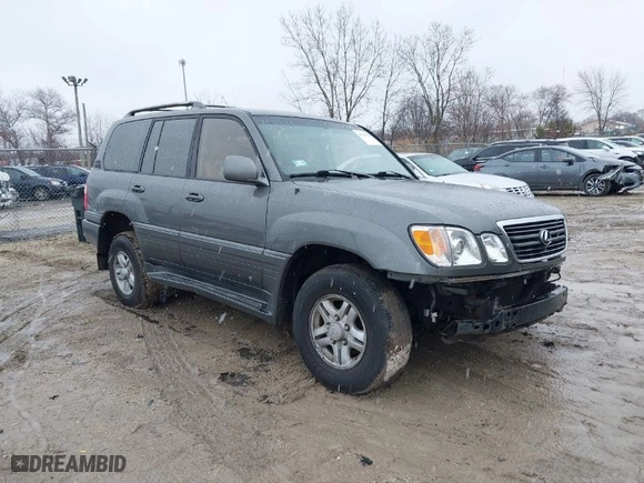 2000 Lexus LX 470 with VIN JT6HT00W8Y0092556, listed as a IAAI auction lot 41727615 with NaN miles. Bid and sale history available at carsss.com. Image 1.