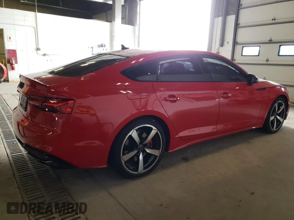 2023 Audi A5 Sportback S line Premium Plus with VIN WAUFACF53PA055491, listed as a Copart auction lot 63708803 with 1,755 mi miles. Bid and sale history available at carsss.com. Image 3.
