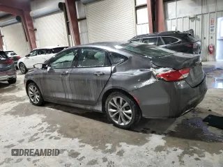 2015 Chrysler 200 S with VIN 1C3CCCBB9FN505720, listed as a Copart auction lot 89372565 with 108,206 mi miles and Salvage Title. Bid and sale history available at carsss.com. Image 2.