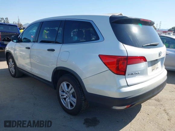 2016 Honda Pilot LX with VIN 5FNYF5H12GB051880, listed as a IAAI auction lot 41965816 with 112,705 mi miles and . Bid and sale history available at DreamBid. Image 3.