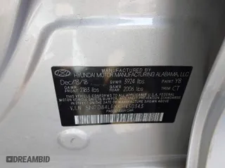 2019 Hyundai Elantra SEL with VIN 5NPD84LFXKH450343, listed as a IAAI auction lot 41398781 with 36,841 mi miles. Bid and sale history available at carsss.com. Image 9.