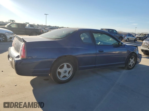 2003 Chevrolet Monte Carlo LS with VIN 2G1WW12E639412823, listed as a Copart auction lot 86990454 with 90,147 mi miles and Salvage Title. Bid and sale history available at carsss.com. Image 3.