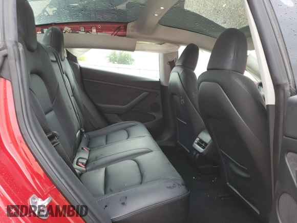 2023 Tesla Model 3 with VIN 5YJ3E1EA3PF698265, listed as a Copart auction lot 53067455 with 12,192 mi miles and Salvage title. Bid and sale history available at DreamBid. Image 11.