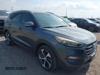 2016 Hyundai Tucson Limited with VIN KM8J33A29GU148840, listed as a IAAI auction lot 42064605 with 119,186 mi miles. Bid and sale history available at carsss.com. Image 1.