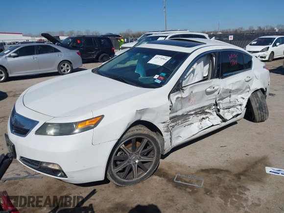 2012 Acura TL Tech Auto with VIN 19UUA8F54CA025791, listed as a IAAI auction lot 41770964 with 1 mi miles. Bid and sale history available at carsss.com. Image 16.