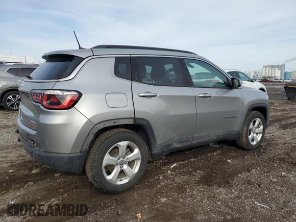 2020 Jeep Compass Latitude with VIN 3C4NJCBB3LT166541, listed as a Copart auction lot 49674605 with 68,849 mi miles and Salvage Title. Bid and sale history available at carsss.com. Image 3.