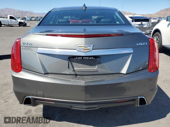 2017 Cadillac CTS Sedan Luxury RWD with VIN 1G6AR5SX8H0155623, listed as a Copart auction lot 50257855 with 75,877 mi miles and Salvage Title. Bid and sale history available at carsss.com. Image 6.