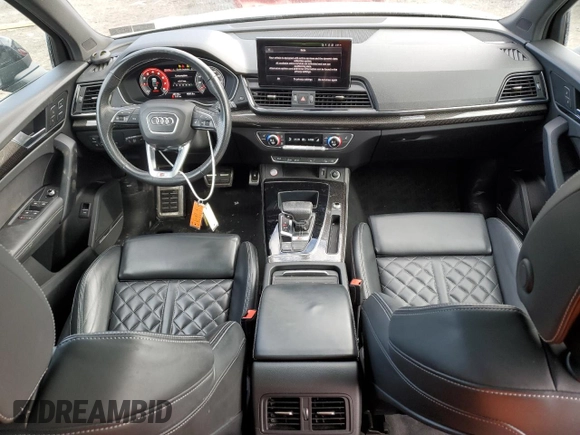 2021 Audi SQ5 Premium Plus with VIN WA1B4AFY6M2035470, listed as a Copart auction lot 46817975 with 48,178 mi miles and Salvage Title. Bid and sale history available at carsss.com. Image 8.