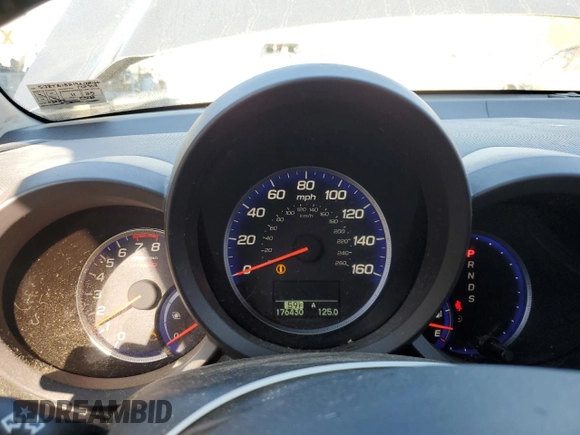 2009 Acura RDX with VIN 5J8TB18219A008166, listed as a Copart auction lot 54336975 with 176,430 mi miles and Salvage Title. Bid and sale history available at carsss.com. Image 9.