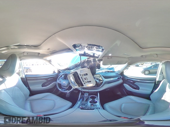 2021 Toyota Highlander Platinum with VIN 5TDFZRBH0MS072987, listed as a Copart auction lot 81722484 with 91,850 mi miles and Salvage title. Bid and sale history available at DreamBid. Image 13.