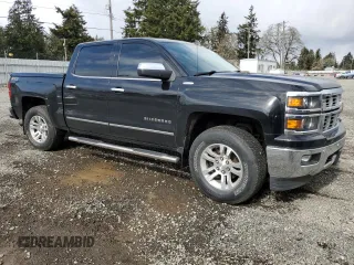 2015 Chevrolet Silverado 1500 LTZ with VIN 3GCUKSEC6FG473450, listed as a Copart auction lot 49487785 with 196,988 mi miles and Salvage Title. Bid and sale history available at carsss.com. Image 4.